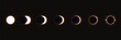 lunar eclipse Illustration background. Total lunar eclipse vector illustration	