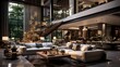 Modern luxury home interior 