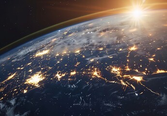 Wall Mural - Space exploration and the future of humanity