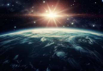 Wall Mural - Space exploration and the future of humanity