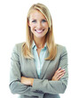 Portrait of a Happy and Confident Business Woman - PNG File
