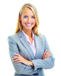 Portrait of a Happy and Confident Business Woman - PNG File
