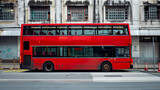 Fototapeta Big Ben - double decker bus