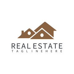 Wall Mural - Real Estate Logo. Construction Architecture Building Logo Design Template Element.