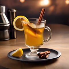 Poster - A hot toddy cocktail with a cinnamon stick4