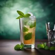 A refreshing mint julep cocktail with crushed ice3
