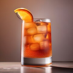 Poster - A refreshing aperol spritz cocktail with an orange slice5