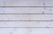 Wooden white plank panel background. Wooden table board