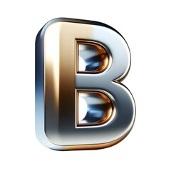 3d letter B 