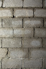 Poster - Cement block wall texture.