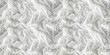 White lightweight wrinkled fabric seamless pattern, chiffon silk textile repetitive background