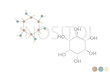 inositol molecular skeletal chemical formula