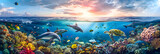 Fototapeta Do akwarium - An Enchanting Exploration into the Vibrant and Diverse World of Marine Life