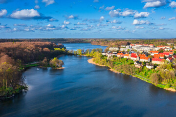 Wall Mural - Beautiful scenery of Kartuzy in the Kashubian Lake District, Pomerania. Poland