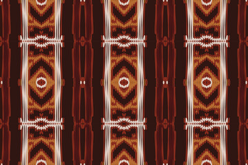 Wall Mural - Ethnic abstract ikat art design. Seamless pattern in tribal, folk embroidery, and Mexican style. Seamless abstract ikat pattern.background ,carpet,wallpaper,clothing,