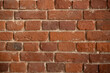 antique brick wall after restoration, red brick loft background