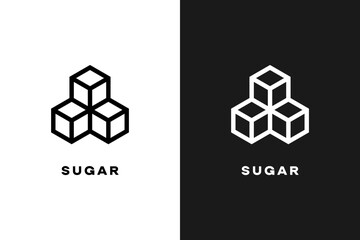 Sugar icon. Allergy Diet. Sugar free seal icon. Vector illustration.