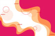 modern abstract background with pink and orange fluid shapes , for poster. banner, web design, header, cover, billboard, brochure, social media, landing page