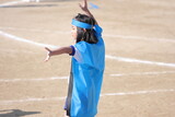 Fototapeta  - 運動会のダンスをする女の子
