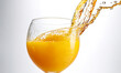 A glass of orange juice
