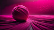 Ethereal Pink Yarn Cascade, Radiant Yarn Swirls in Darkness, Pink Yarn Delight Against Black, Glowing Yarn Dance in Shadowy Realm(Generative AI)