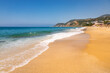 Golden sands and turquoise waves at Kleopatra Beach Alanya Turkey