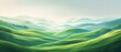 A beautiful abstract landscape wallpaper featuring shades of green, perfect for background use in various design projects.