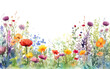 PNG Flower garden painting outdoors nature