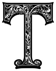 PNG T letter alphabet art symbol cross.