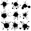 © mabolo - Vector set of Black ink splatter