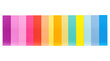 PNG Vibrant colors adhesive strip white background creativity variation