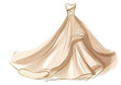 PNG Wedding gown drawing sketch fashion