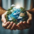 © ram s - Earth in hands
