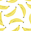 Seamless background with bananas.