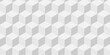 © MdLothfor - Vector dynamic square cube geometric structure hexagon modern block white backdrop design. Abstract cubes geometric tile and mosaic wall or grid backdrop hexagon technology wallpaper background.