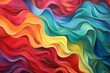 Colorful Wavy Painting