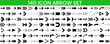 Flat design arrow icon collection. Mega set of vector arrows
