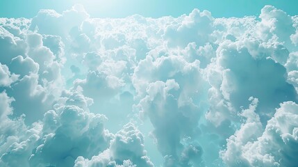 Wall Mural - sky background. clouds and blue sky, peaceful spring background. sunny day