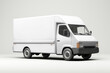 Delivery truck png mockup, transparent design
