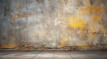 Wall Mural - old weathered grunge cracked concrete wall texture background