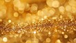 A soft unfocused image of shimmering gold and glitter representing abundance and prosperity. .