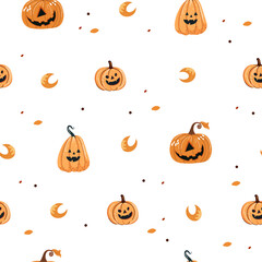 Wall Mural - halloween seamless pattern