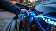 Secure Connection: Charging an Electric Vehicle with Visible Energy Pulses
