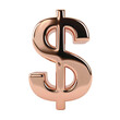 © Kanika Graphic - 3d icon of a golden dollar sign