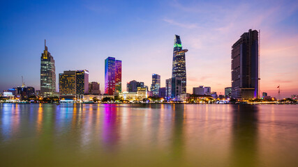 Wall Mural - Ho Chi Minh city skyline