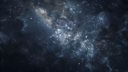 starry night sky as a background dark interstellar space : generative ai
