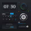 Black digital Radio interface