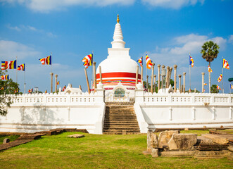 Wall Mural - Thuparamaya Dagoba in Anuradhapura