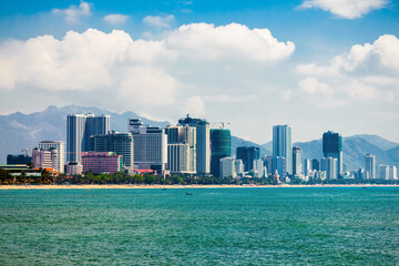 Wall Mural - Nha Trang city panoramic view