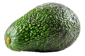 Wall Mural - Fresh whole avocado isolated on transparent background